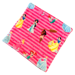 Manta Fleece Princesas Listrada Pink