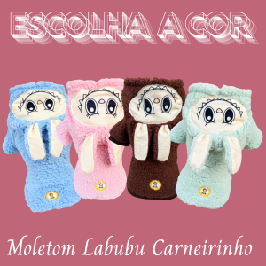 Moletom Labubu Carneirinho Escolha a Cor