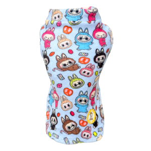 Colete Fleece Labubu Azul