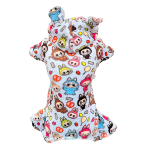 Pijama Fleece Labubu Azul