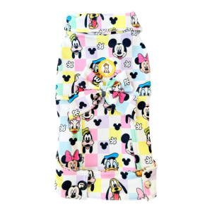 Jaqueta Moletom Mickey Xadrez Colorido Fem