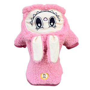 Moletom Labubu Carneirinho Rosa Chiclete