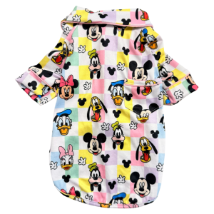 Pijama 2 Patas Mickey Xadrez Colorido