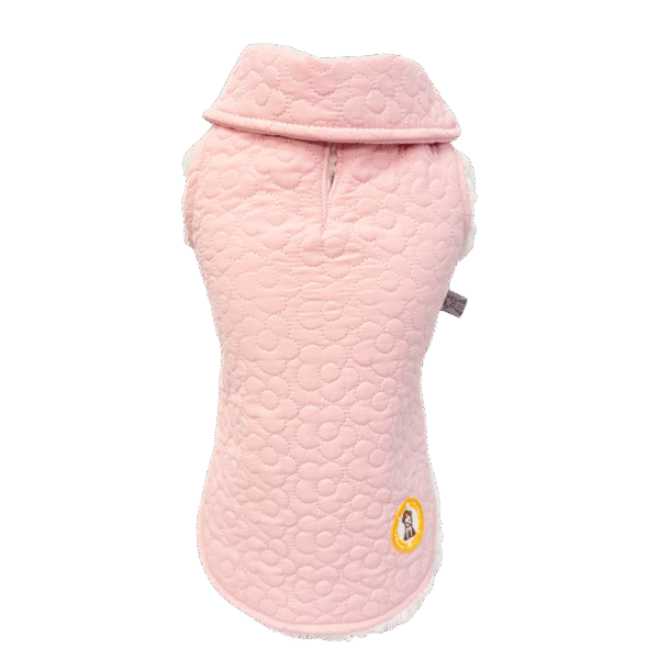 Colete Nylon Florzinha Rosa - Imagem 1