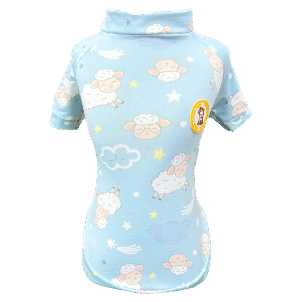 Camiseta Suplex Carneirinho Azul - Imagem 1