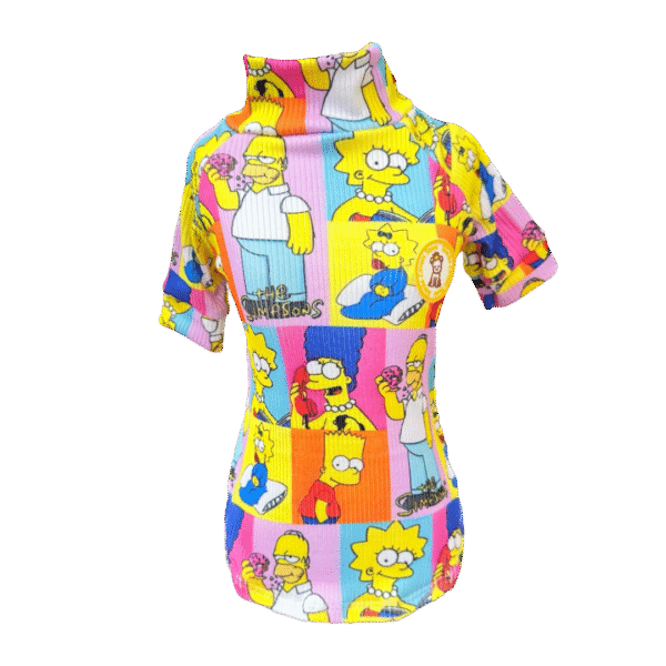Camiseta Canelada Simpsons - Imagem 1