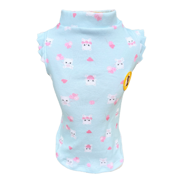 Regata Ursinho Coração Tiffany Fem - Imagem 1