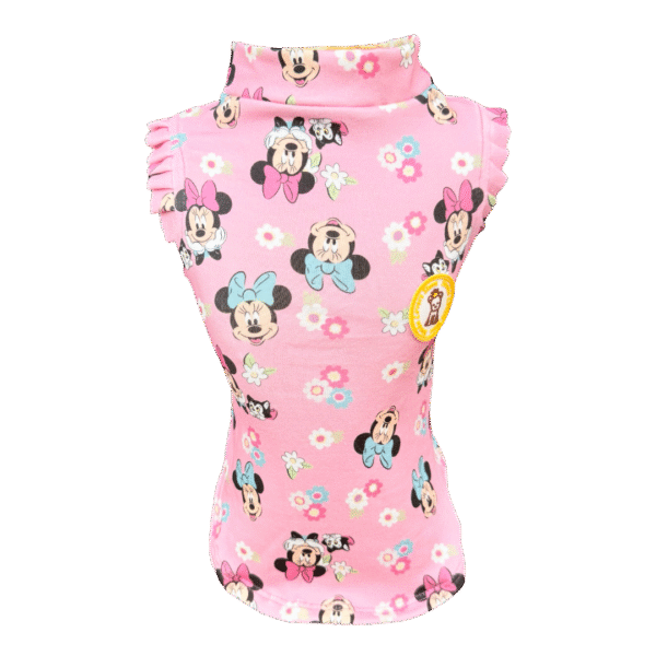 Regata Minnie Florzinha Rosa Fem - Imagem 1