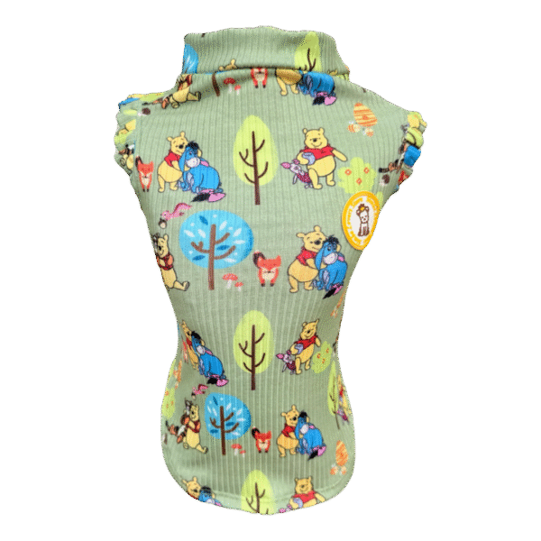 Regata Canelada Pooh Jardim Fem - Imagem 1