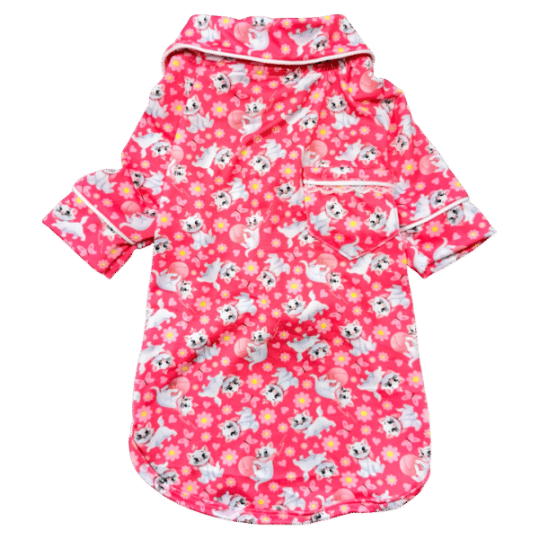 Pijama 2 Patas Marie Flores Pink - Imagem 1