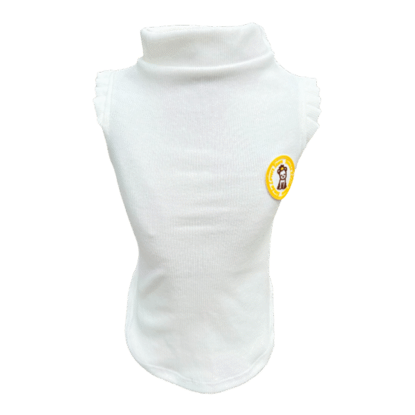 Regata Canelada Ribana Off White Fem - Imagem 1